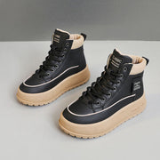 Damen Winterliche High-Top Sneakers mit dämpfender Laufsohle und robustem Profil
