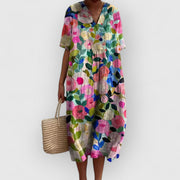Marcia | Premium Blumenkleid Lang