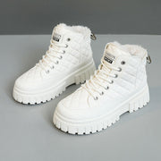Damen modische Winterstiefel mit rutschfester Sohle und kuscheligem Innenfutter