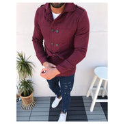 Herren modische und funktionale Trenchcoat-Jacke Aliams