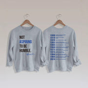 Damen Sweatshirt mit inspirierendem Schriftzug und historischem Motiv