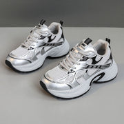 Damen Sportliche Sneaker mit atmungsaktivem Netz-Material und stoßdämpfender Sohle