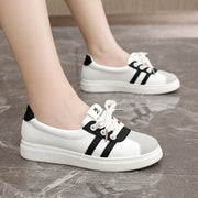 Damen Sportliche Sneakers mit reflektierendem Obermaterial und gepolsterter Innensohle
