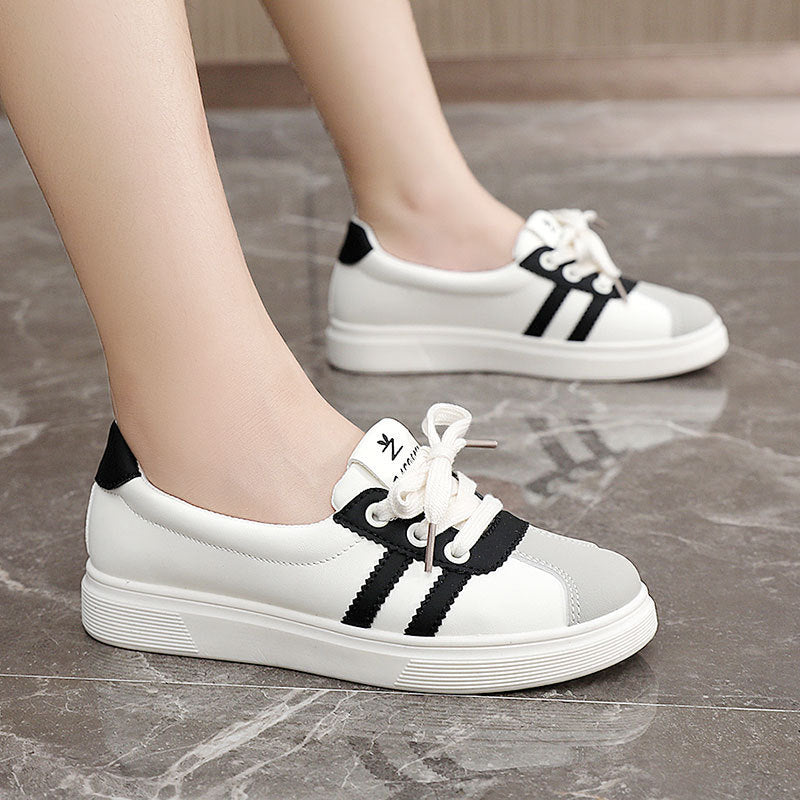 Damen Sportliche Sneakers mit reflektierendem Obermaterial und gepolsterter Innensohle