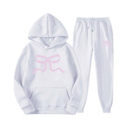 Damen lässiger Hoodie und Jogginghose Set