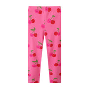 Mädchen Leggings mit fröhlichem Kirschmuster Drune
