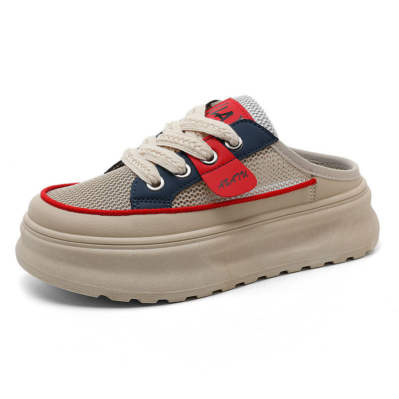 Damen Slip-On Sneakers mit atmungsaktivem Mesh-Obermaterial und modischem Design