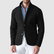 Herren Cardigan mit Eleganter Schnittführung und praktischen Taschen Aliams