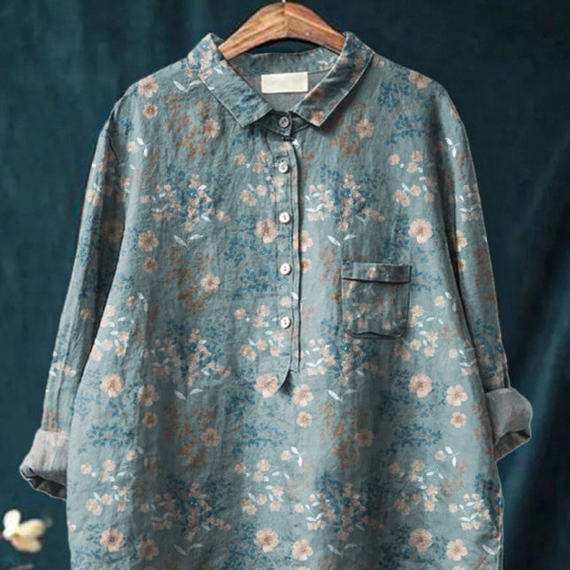 Anita Französische Vintage-Bluse Damen | Elegante Bluse