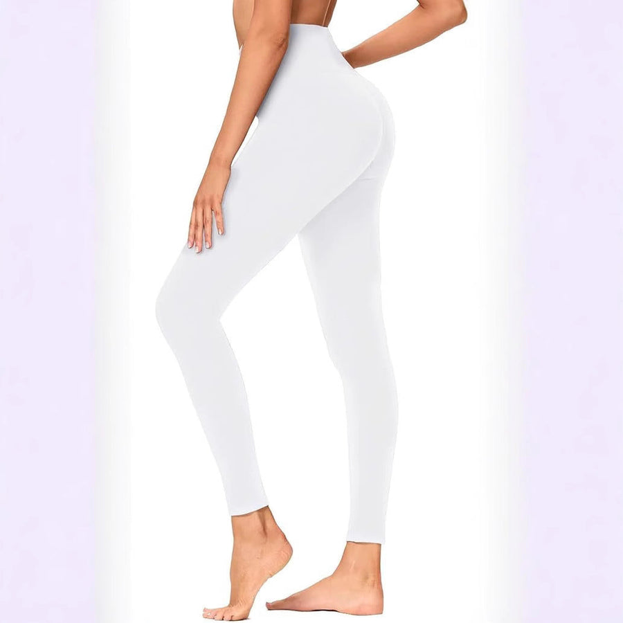 Damen Hochtaillierte Sportleggings Heidi-Mode