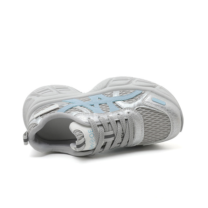 Damen Sportliche Mesh-Sneaker mit atmungsaktiver Laufsohle