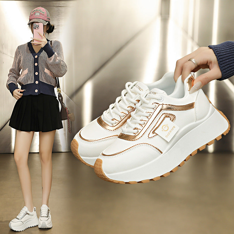 Damen Sportliche Sneaker mit futuristischem Design und gepolstertem Komfort