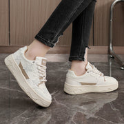 Damen Sportliche Sneakers mit modischem Stern-Design und atmungsaktiver Oberflächenstruktur