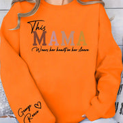 Damen Sweatshirt mit inspirierendem Mama-Aufdruck und bequemer Passform