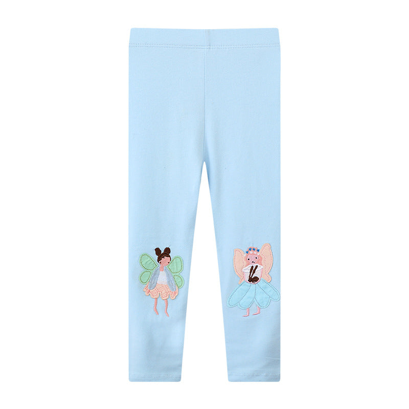 Mädchen Leggings mit zauberhaften Feenapplikationen Drune