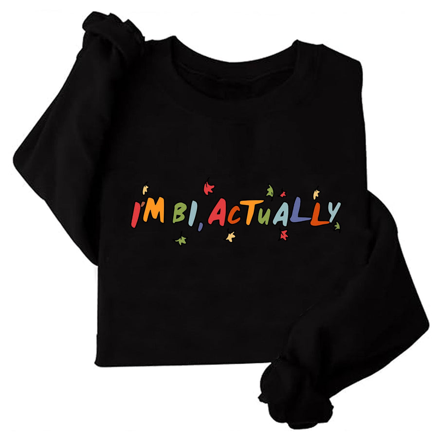Damen Sweater mit kreativem Druck und lässigem Schnitt