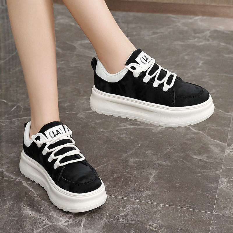 Damen sportliche Sneakers mit gedämpfter Laufsohle und atmungsaktivem Obermaterial