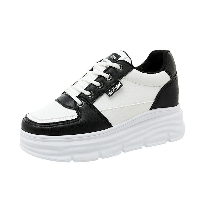 Damen modische Plateau-Sneaker mit komfortabler Dämpfung