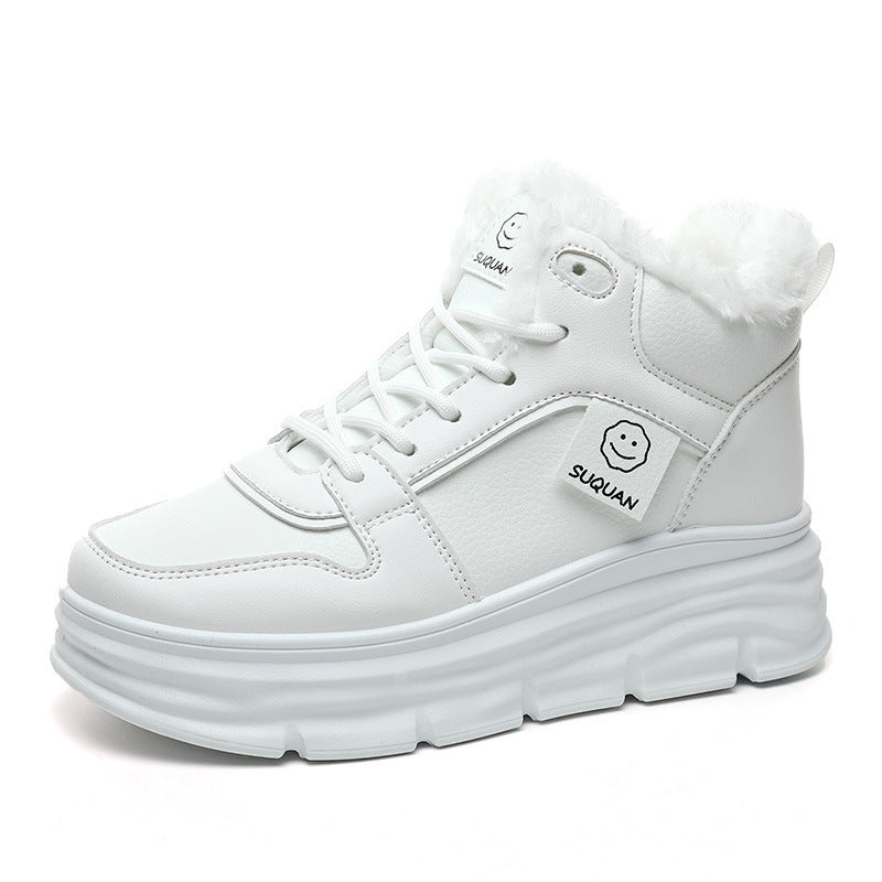 Damen High-Top Sneakers mit kuscheligem Innenfutter und dämpfender Sohle