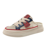 Damen Slip-On Sneakers mit luftdurchlässigem Obermaterial und flexibel rutschfester Sohle