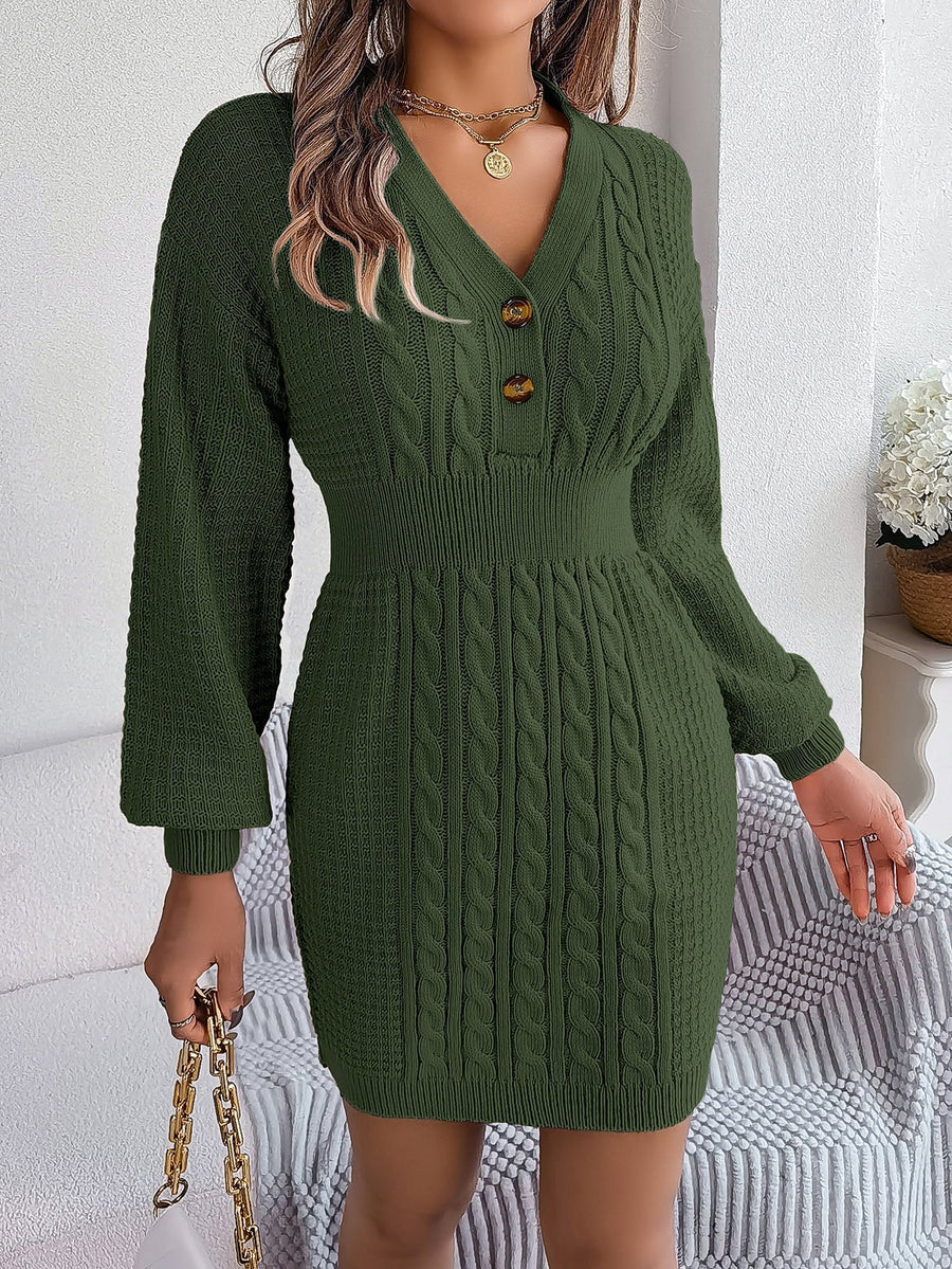 Mira | Damen Bodycon-Strickkleid modern & elegant