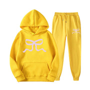 Damen lässiger Hoodie und Jogginghose Set