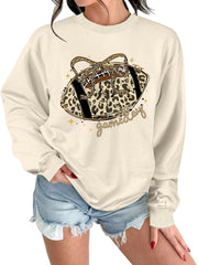 Damen Sweatshirt mit aufregendem Sportmotiv und lässigem Schnitt