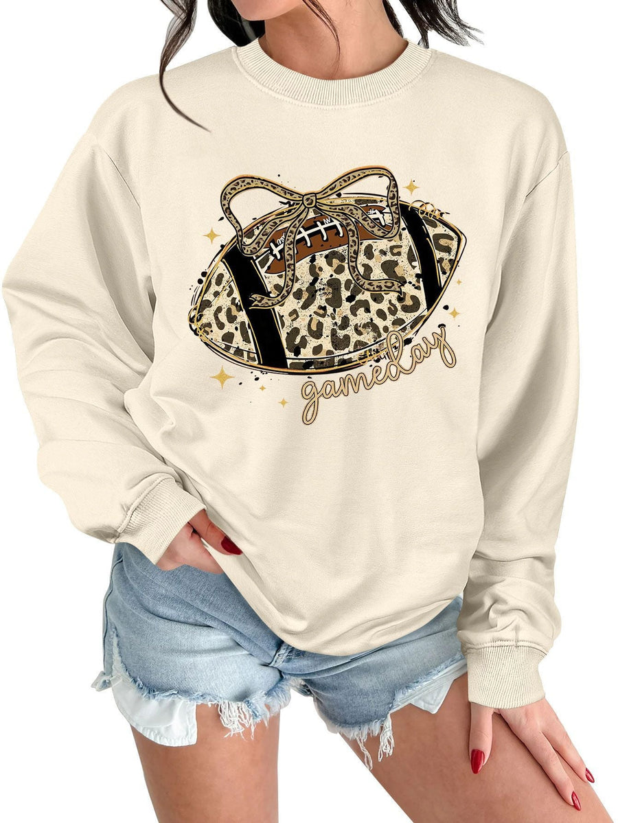 Damen Sweatshirt mit aufregendem Sportmotiv und lässigem Schnitt