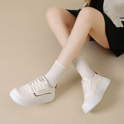 Damen Sportliche Plateau Sneakers