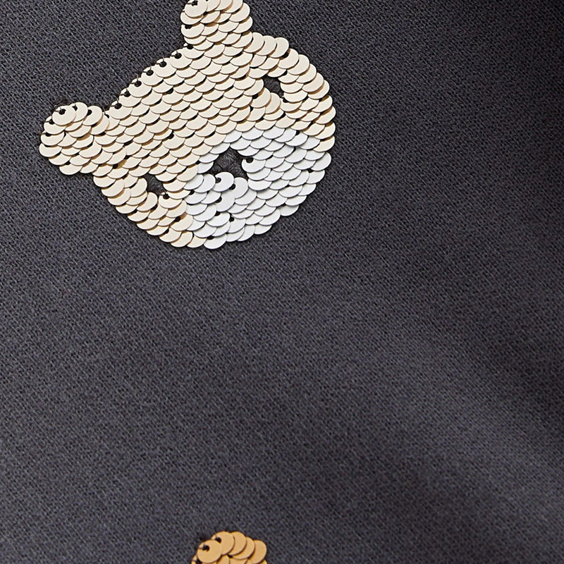 Mädchen Sweatshirt mit Tüllunterrock und tierischen Applikationen Drune
