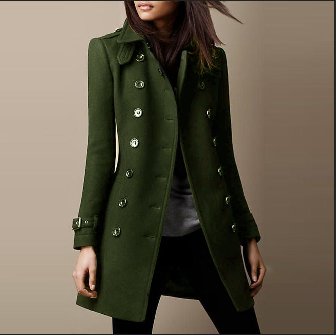 Eleganter Tweed Wintermantel für Damen - Stylischer Schutz gegen Kälte für die modische Anna