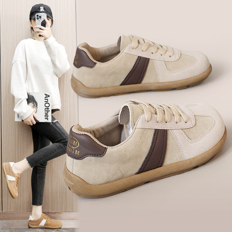 Damen Sportliche Sneakers mit atmungsaktiver Oberflächenstruktur und rutschfester Sohle