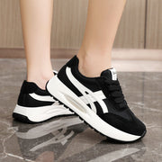 Damen Modische Sneaker mit attraktivem Plateau und atmungsaktivem Obermaterial