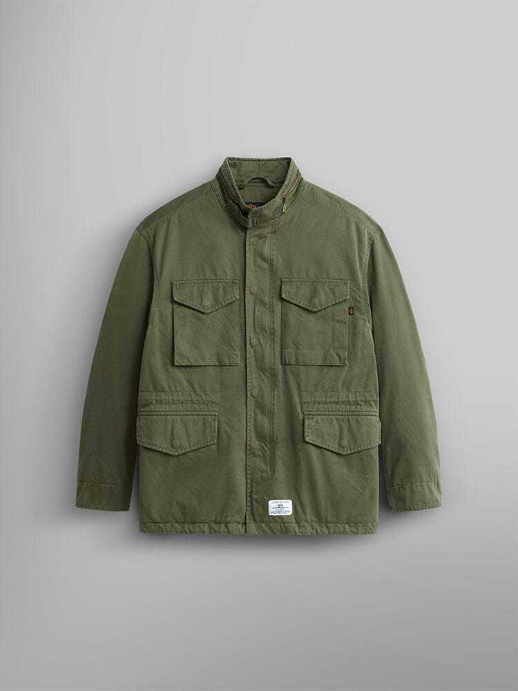 Herren lässige Utility-Jacke mit praktischen Taschen und hohem Kragen Aliams