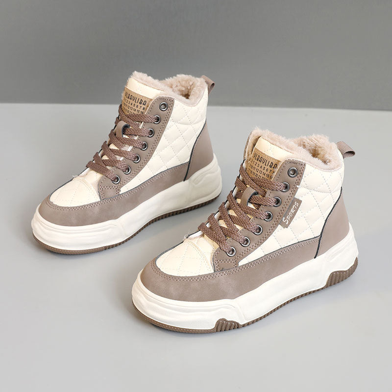 Damen Winter Sportsneakers mit kuscheligem Innenfutter und robustem Profil