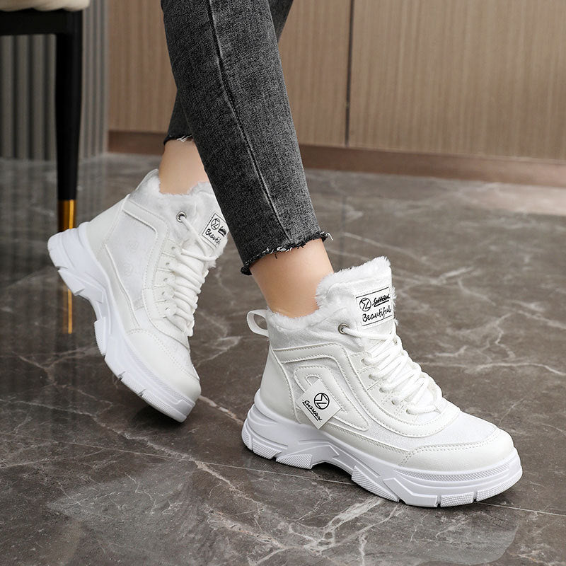 Damen Winterstiefel mit weichem Fleece-Futter und rutschfester Sohle