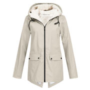 Damen Winter Kapuzen Trenchcoat | Stilvoll