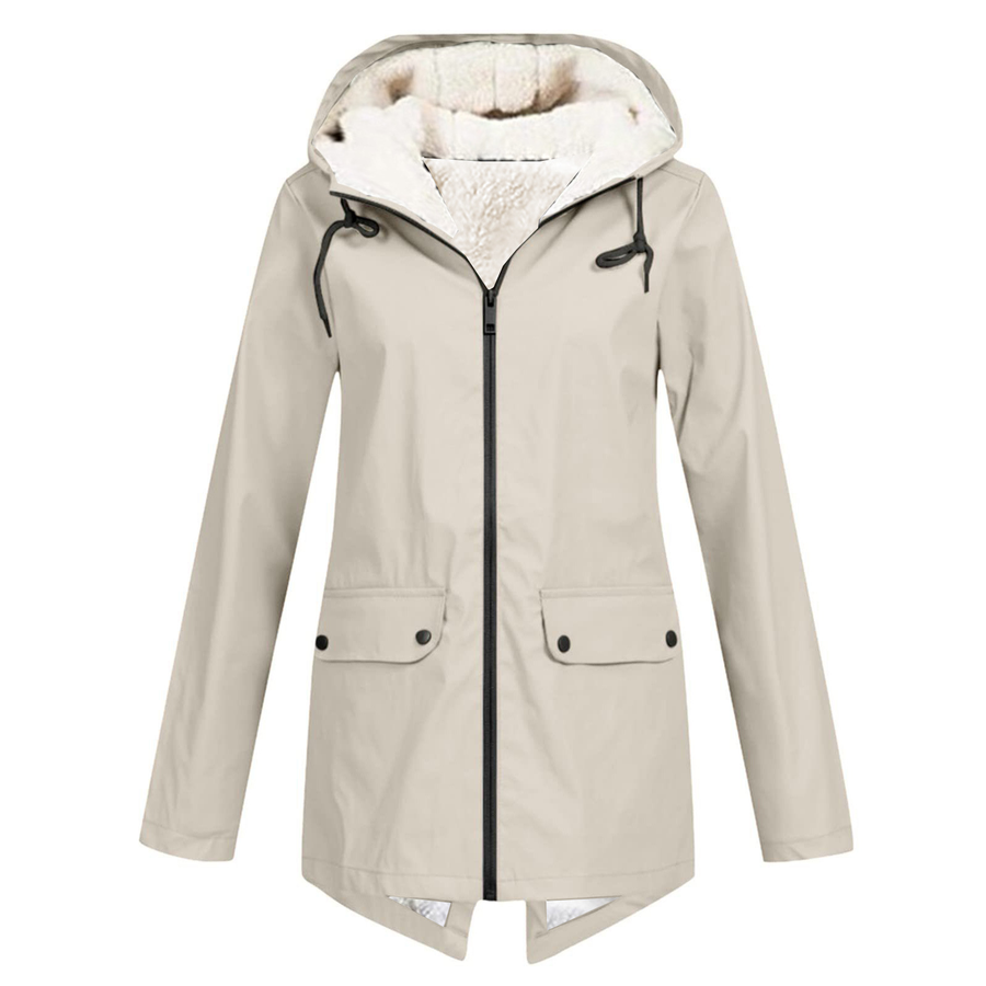 Damen Winter Kapuzen Trenchcoat | Stilvoll