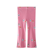 Mädchen Leggings mit verspielten Tierfaces Drune
