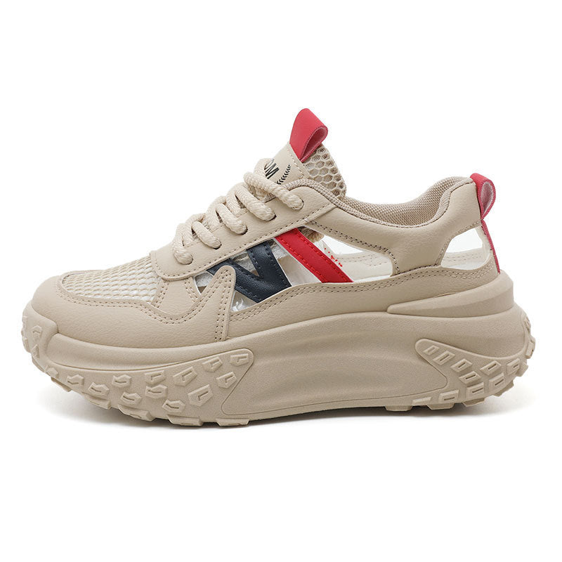 Damen Hochwertige Sport Sneakers mit atmungsaktiven Mesh-Einsätzen