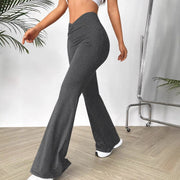 Damen Hochtaillierte Bootcut-Hose