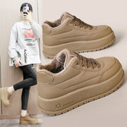 Damen Winterliche High-Top Sneakers mit Fleece-Innenfutter