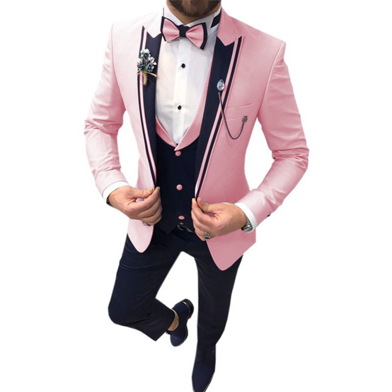 Slim Fit Hochzeitsgast Anzug für Herren | 3-Teilig