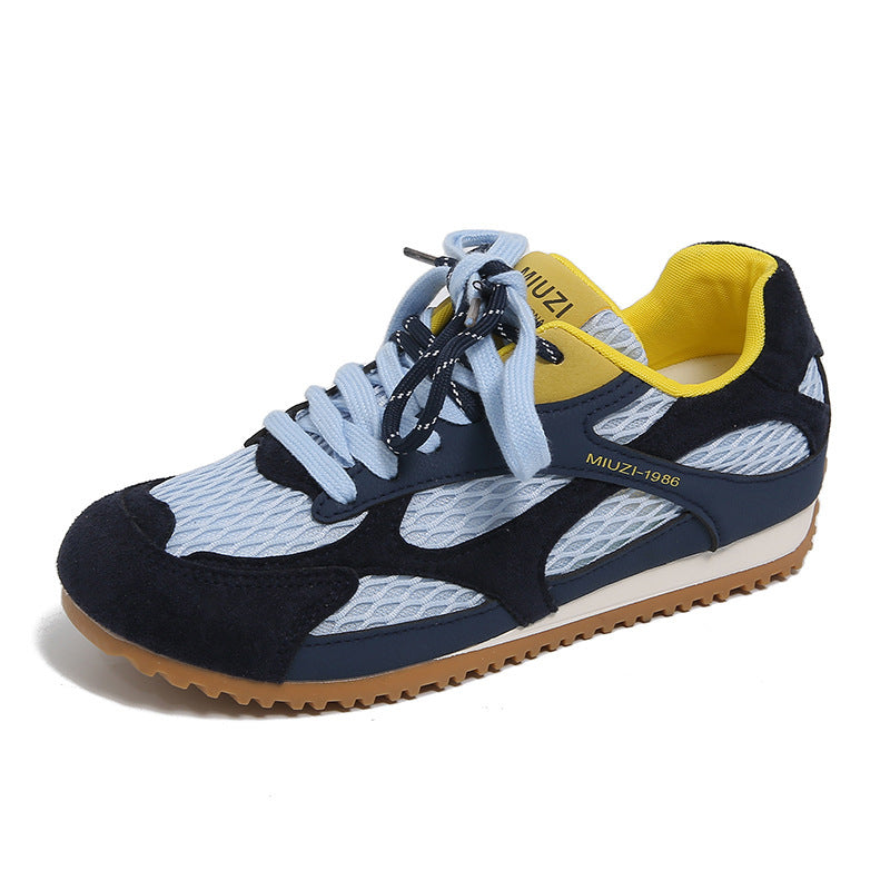 Damen Atmungsaktive Freizeit Sneakers mit innovativem Mesh-Obermaterial und rutschfester Sohle
