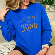 Damen Sweatshirt mit inspirierendem Schriftzug und lockerer Passform