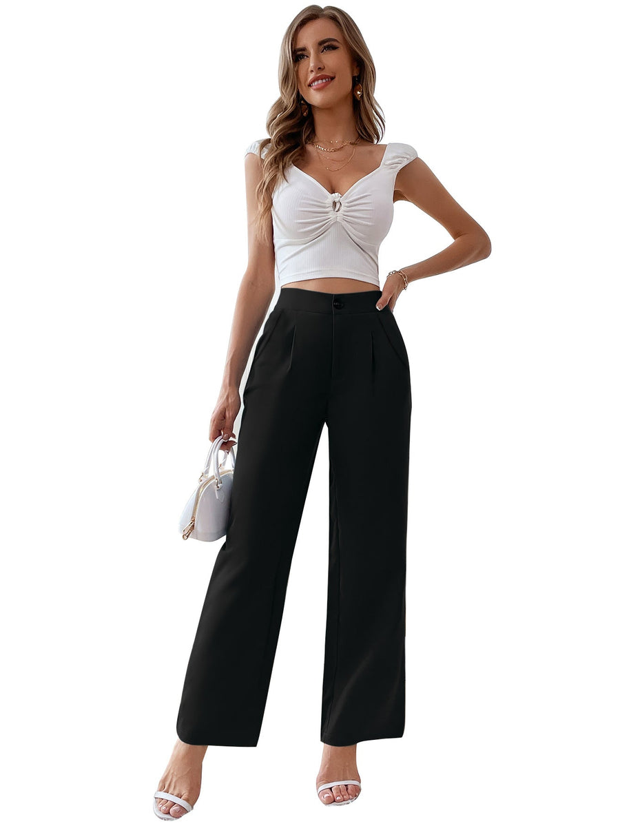 Damen elegante weite Hosen