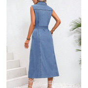 Weiches Denim-Kleid mit Taille-Optimierung für dich