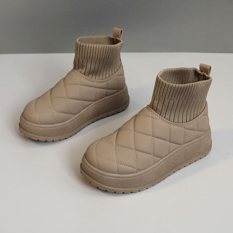 Damen Winter Sneakers mit isolierendem Fleece-Futter und rutschfester Sohle