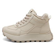Damen High-Top Sneakers mit kuscheligem Innenfutter und robustem Profil