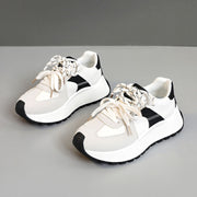 Damen Sportliche Plateau Sneakers mit atmungsaktiver Polsterung